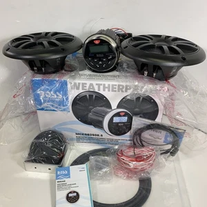 Boss Audio Rundes Armaturenbrettradio mit schwarzen Lautsprechern #MCKGB350B.6 - Bild 1 von 11