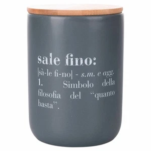 Villa d'Este Home Tivoli Barattolo sale fino 700 ml in ceramica, coperchio bqSL - Foto 1 di 3