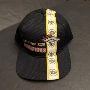 Denver Broncos Super Bowl XXXII Champions Hat Vintage Game Day NFL Adjustable - Picture 1 of 8