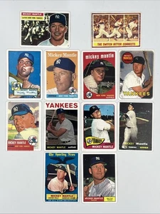 Lot Of 12 Mickey Mantle Limited Edition Ceramic Cards - Picture 1 of 24