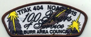 OA #404 Ti'ak / Pine Burr Area Council 2015 NOAC CSP - Brown Border - Picture 1 of 1