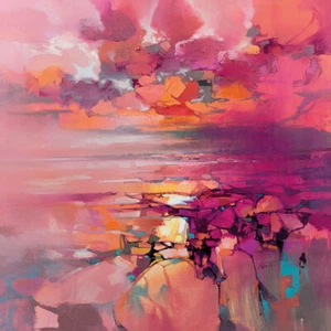 Scott Naismith - corallo - stampa tela arte da parete 3 taglie disponibili - Foto 1 di 1