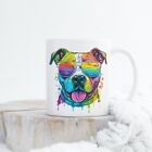 Staffordshire Bull Terrier Mug Colourful Staffy Mug Perfect Gift, Birthday.