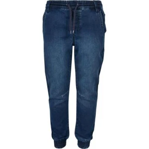 Urban Classics Kids Boys Knitted Denim Jogpants Kidswear Sweatpants Boys Pants - Picture 1 of 12