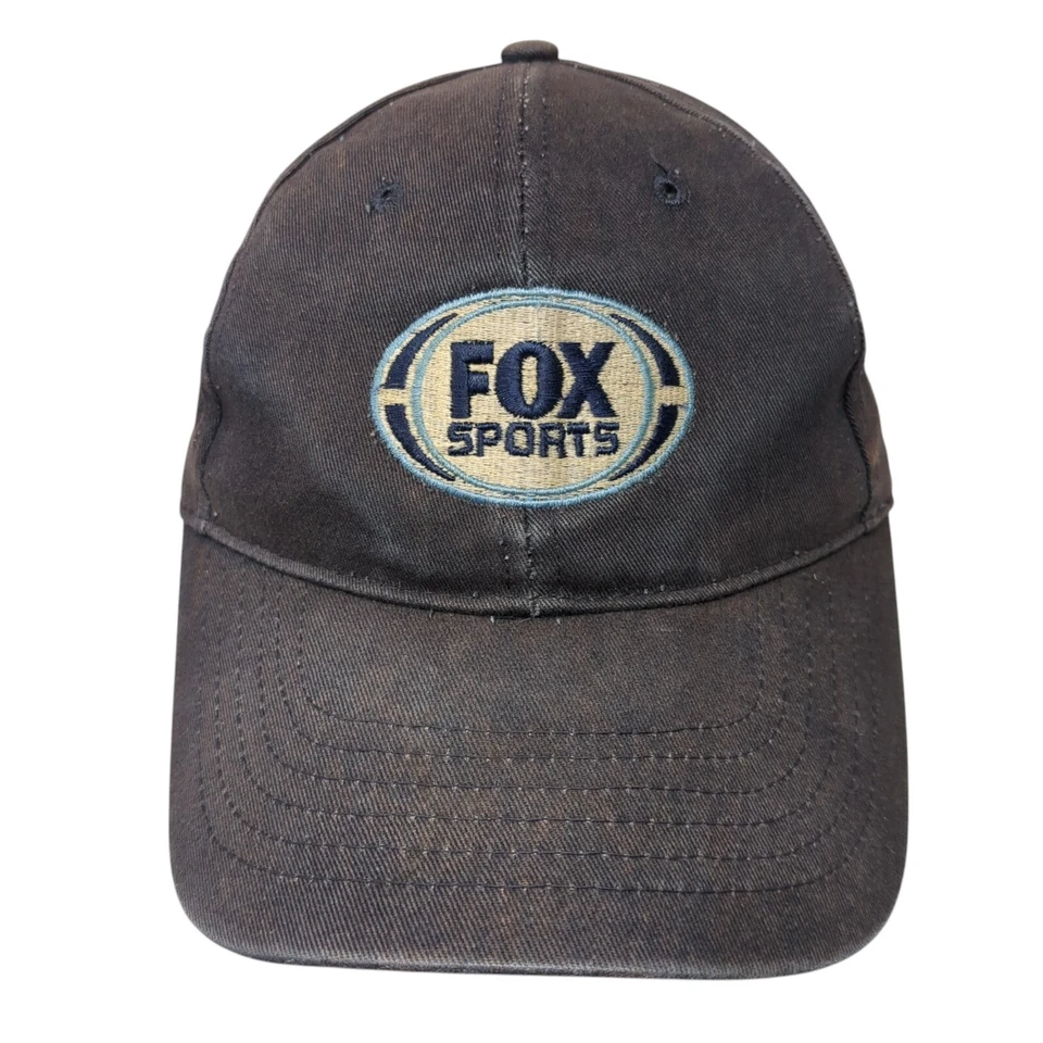 Sombrero Fox Sports con tirantes azul talla única ajustable bordado 6 paneles Foto 1 de 4