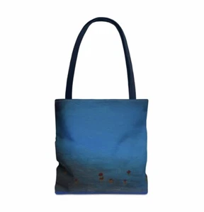 Tote Bag by Julie J Underwater Tunnel Abstract Art - Picture 1 of 7