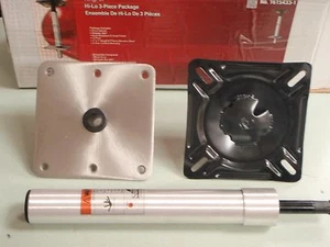 SEAT PEDESTAL SPRINGFIELD 16154331 15-1/2" POST AND 7" X 7" BASE KINGPIN HI LO   - Bild 1 von 1