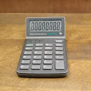 Texas Instruments TI-1768 II Mini Pocket Solar Calculator Works No Case - Picture 1 of 3