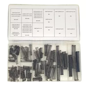 Molla a compressione 114 pezzi assortimento 29 misure molle elicoidali resistenti alla corrosione - Foto 1 di 4