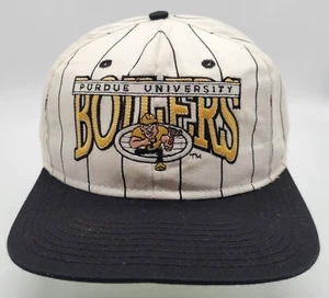 Vintage Purdue Boilers White Pinstripe The Park Snapback Hat Breakin' Boilers - Bild 1 von 9