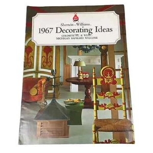 Sherwin Williams Magazine 1967 Decorating Ideas Color MCM Design  - Picture 1 of 2