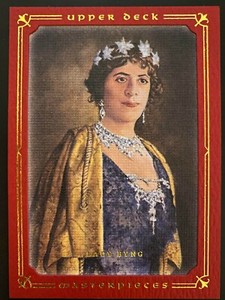 2008-09 UD MASTERPIECES RED BORDER LADY BYNG #3 12/25