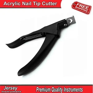 Cortador de Uñas Acrílico Negro Artificial UV Falso Arte en Uñas Punta Instrumento de Salón - Imagen 1 de 5