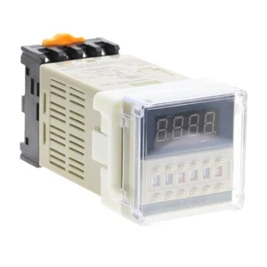AC110V Programmable Time Delay Relay DH48S-S With Socket Base - Imagen 1 de 6