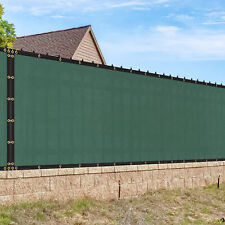 6ftx 50ft Privacy Screen Garden Fence Windscreen HDPE Fabric Netting Mesh Green