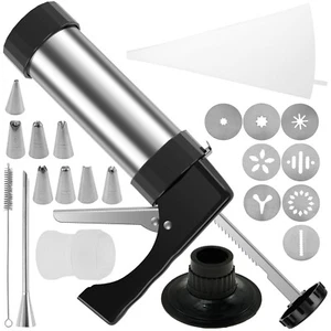 Churro Maker Machine Stainless Steel Cookie Press Kit DIY Cookie Maker§§- - Picture 1 of 12