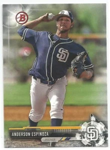 Anderson Espinoza San Diego Padres 2017 Bowman Draft béisbol - Imagen 1 de 3