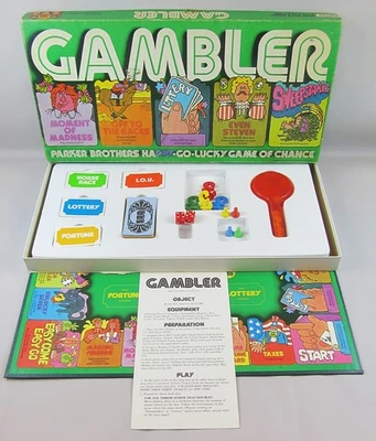 Vintage The Gambler Board Game By Palitoy Parker Brothers 1977 In Original Box - Image 1 of 4