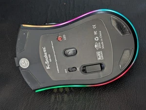 2Souris Gamer K-Snake BM-600 RGB sans fil .- Excellent état - Afbeelding 1 van 3