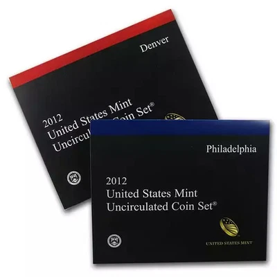 2012-P&D U.S. Uncirculated Set: 28-Coin Set in Original Packaging - Image 1 of 4
