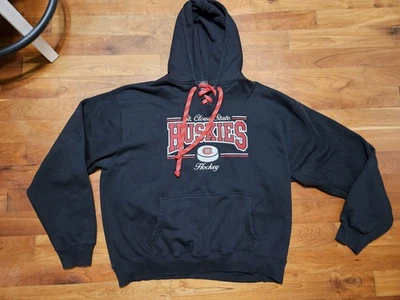 St. Cloud State SCSU Huskies Hockey Stitched Hoodie Sweatshirt Signature XL - Image 1 of 4