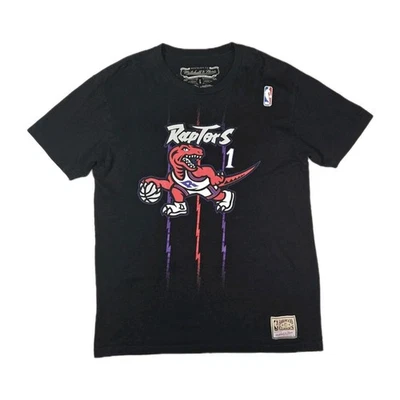 Mitchell And Ness Toronto Raptors Jersey Shirt Tracy McGrady Mens Large Black - Image 1 of 4