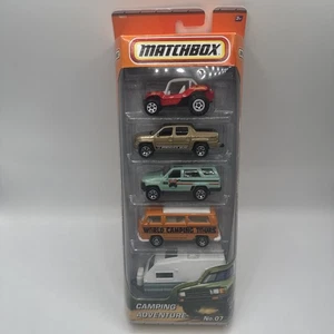 Matchbox Camping Adventures 2010 paquete de 5 n.º 7 nuevo sellado - Imagen 1 de 5