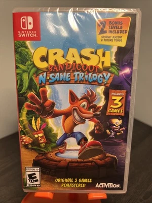 Crash Bandicoot N. Sane Trilogy - Nintendo Switch СОВЕРШЕННО НОВЫЙ - ЗАПЕЧАТАННЫЙ - Изображение 1 из 3