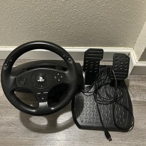Volante y pedales de carreras Thrustmaster T80 PlayStation PS3 PS4 con cable negro - Imagen 1 de 15