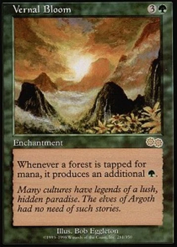 MTG Vernal Bloom, Moderate Play, English Urza's Saga - Image 1 of 1