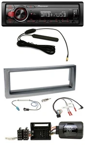 Pioneer MP3 DAB 1DIN Lenkrad USB Autoradio für Citroen C5 ab 2005 grau-metallic - Bild 1 von 12