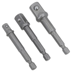Barra de extensión de alimentación Allen hexagonal 3 piezas adaptadores de controlador 1/4" 3/8" + 1/2" - Imagen 1 de 7