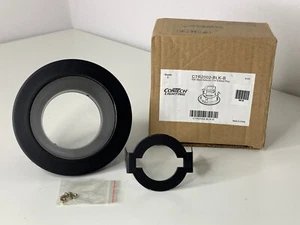 Lot of 12 – Contech CTR2002-BLK-P 4" Black Reflector Trim Rings | New in Box - Picture 1 of 3