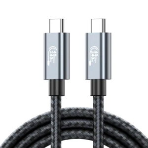8K60hz 240W 40Gbps TypeC to C Cable USB4 Fast Charging and Data Transfer - Picture 1 of 12