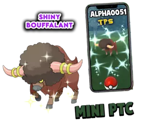 Pokemon Shiny Bouffalant Regional New Mini P T C 80k - Picture 1 of 1