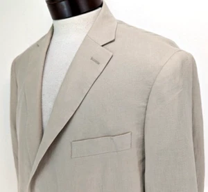 Lauren RALPH LAUREN Blazer Mens 43R 100% Linen Sport Coat Suit Jacket $295 VEUC* - Picture 1 of 11