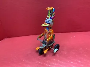 Vintage Tin Toy Duck on a Tricycle Wind-Up - Picture 1 of 5