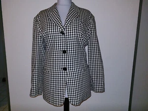 Damen Blazer Marke Miss Smith Glencheck Muster Größe 42 Farbe Karriert - Bild 1 von 5