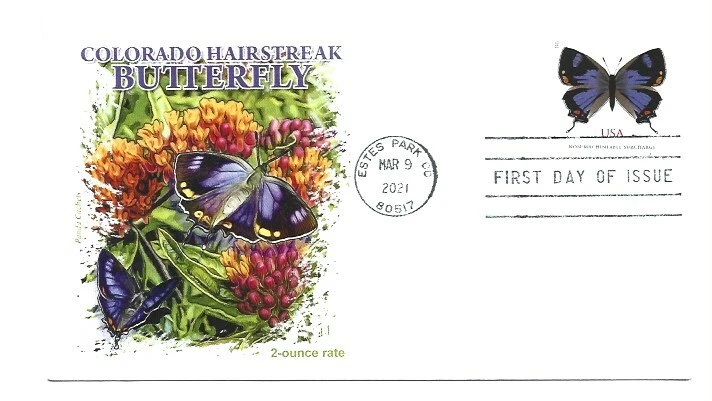  5568 Colorado Hairstreak Butterfly, Panda Cachets FDC - Image 1 of 1