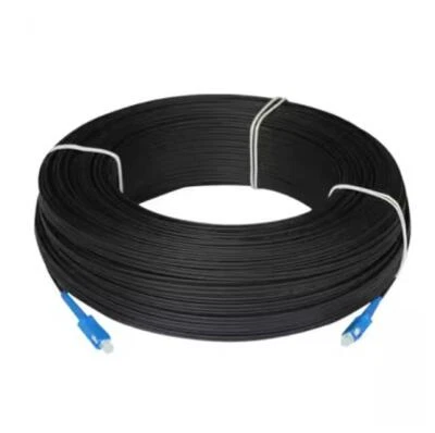 100/200m Fiber Optic Cable Jumper Outdoor SC Simplex FTTH Drop Patch Cord SC -SC - Image 1 of 4