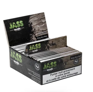JASS SLIM BROWN X20 Carnets Feuilles longues à rouler KS SLIM +1 BRIQUET offert! - Imagen 1 de 4