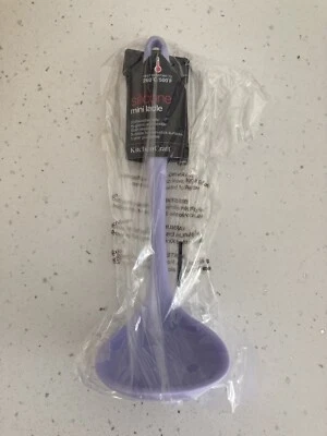 Kitchen Craft Silicone Mini Ladle Purple - Image 1 of 3