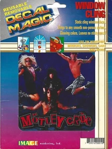 Motley Crue Decade Of Decadence Window Cling 1991 Decal Magic - Bild 1 von 2