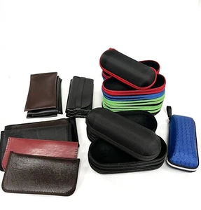 Sunglasses Glasses Case Soft Pouch & Zipper - Wholesale Bulk Lot - 30 Pieces - Imagen 1 de 6