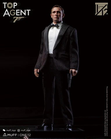 Preorder MUFF TOYS MF06 1/12 Agent 007 James Bond Daniel Craig 6" Action Figure Cover