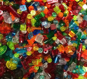 Lego Bling Bling 100g Transparente Steine versch. Farben ,Größen u. Formate - Picture 1 of 1