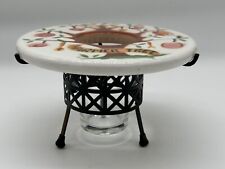 Vintage Ceramic Stoneware Warmer Tree Trivet Burner Hot Plate