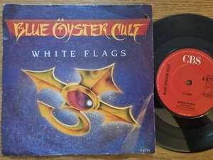Blue Oyster Cult - White Flags 1985 CBS Records 7” Single - Foto 1 di 6
