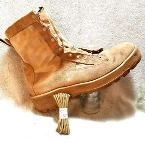 Botas militares Wellco para hombre talla 11.5 R bronceado desierto vehículo de vuelo y combate ejército de EE. UU. - Imagen 1 de 8