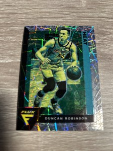 2020-21 Panini Flux Silver Lazer Prizm Duncan Robinson #94 Miami Heat
